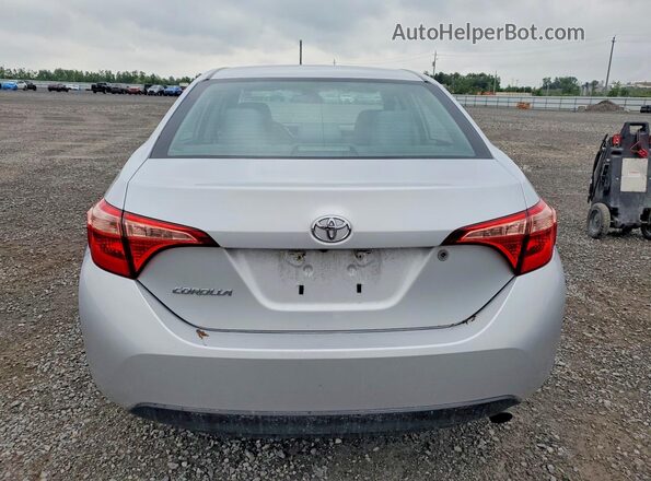 2T1BURHE6JC041385 2018 TOYOTA COROLLA Silver Widok z tyłu