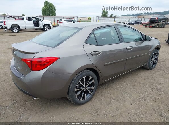 2T1BURHE6JC048403 2018 TOYOTA COROLLA Gray Trasero derecho