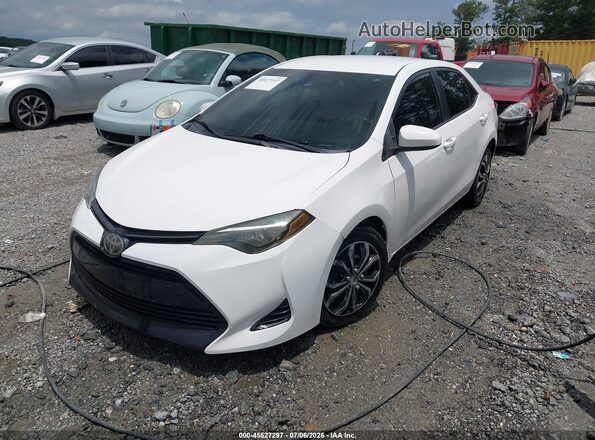 2T1BURHE6JC054721 2018 TOYOTA COROLLA White Przód lewy