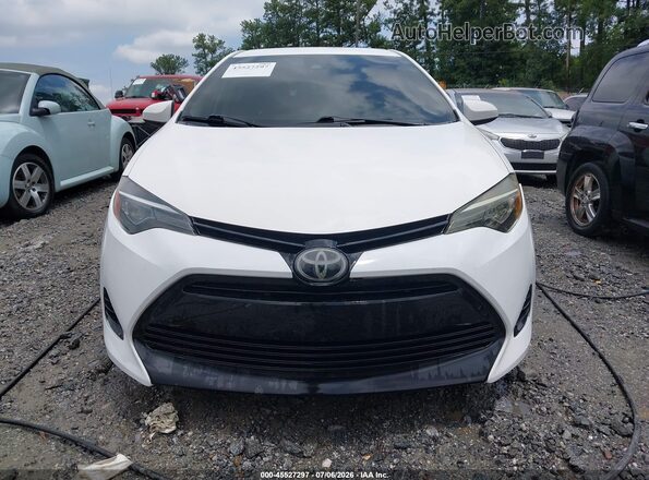 2T1BURHE6JC054721 2018 TOYOTA COROLLA White Widok zestawu wskaźników