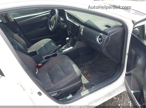 2T1BURHE6JC054721 2018 TOYOTA COROLLA White Widok wnętrza z przodu