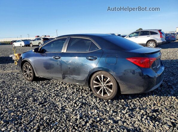 2T1BURHE6JC071471 2018 TOYOTA COROLLA Teal Rear left
