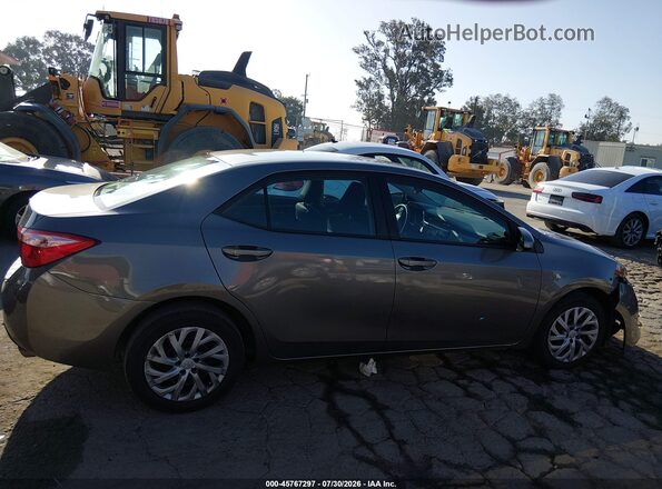 2T1BURHE6JC077982 2018 TOYOTA COROLLA Gray Widok wnętrza z tyłu