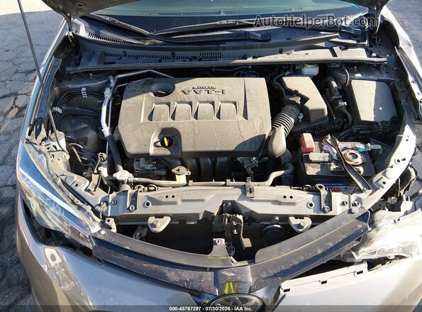 2T1BURHE6JC077982 2018 TOYOTA COROLLA Gray Widok z tyłu