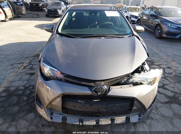 2T1BURHE6JC077982 2018 TOYOTA COROLLA Gray Widok zestawu wskaźników