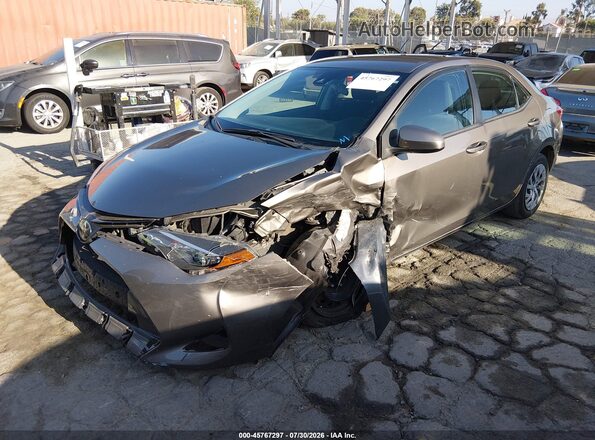 2T1BURHE6JC077982 2018 TOYOTA COROLLA Gray Przód lewy