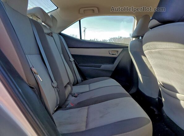 2T1BURHE6JC096399 2018 TOYOTA COROLLA Серебряный Вид задних сидений