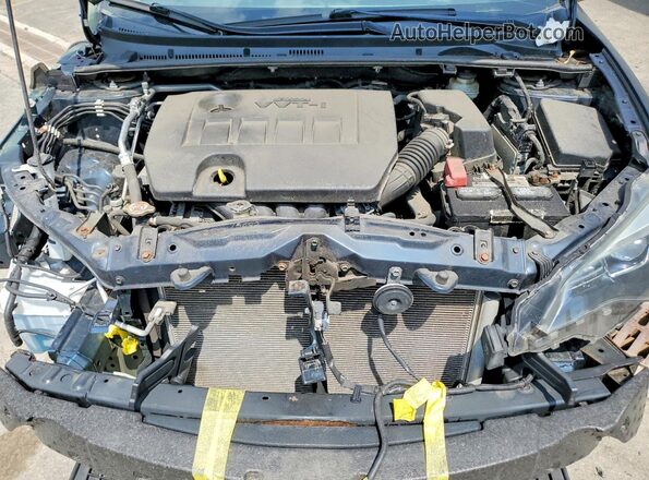 2T1BURHE6JC097309 2018 TOYOTA COROLLA Синий Вид задней части салона