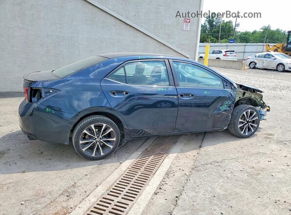 2T1BURHE6JC097309 2018 TOYOTA COROLLA Синий Задняя правая четверть