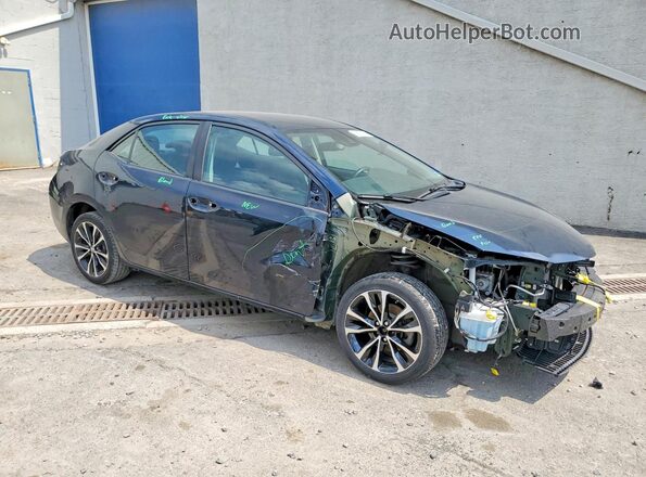 2T1BURHE6JC097309 2018 TOYOTA COROLLA Синий Передняя правая четверть