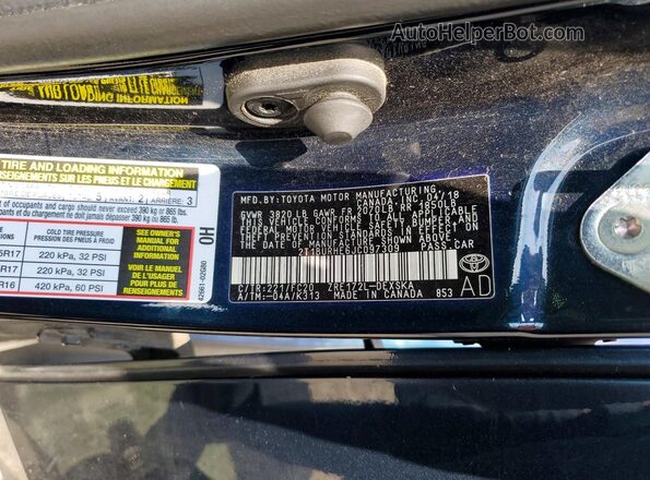 2T1BURHE6JC097309 2018 TOYOTA COROLLA Синий Вид подкапотного пространства