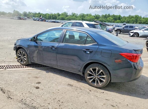 2T1BURHE6JC097309 2018 TOYOTA COROLLA Синий Задняя левая четверть