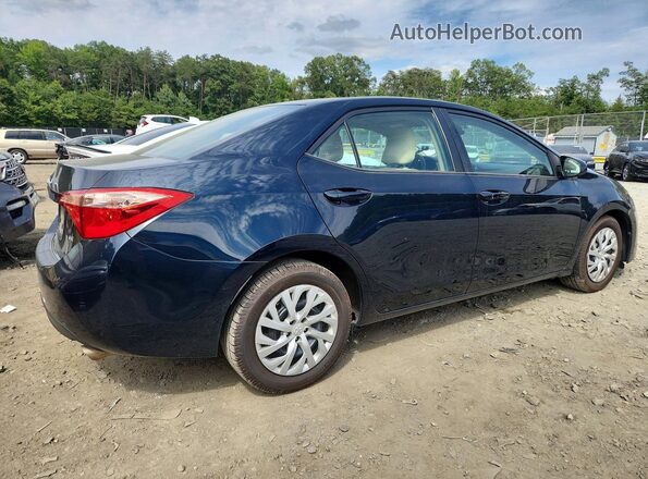 2T1BURHE6JC105635 2018 TOYOTA COROLLA Blue Задня права чверть