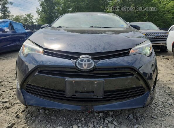 2T1BURHE6JC105635 2018 TOYOTA COROLLA Blue Вид спереду