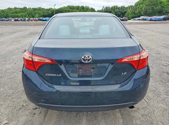 2T1BURHE6JC106512 2018 TOYOTA COROLLA Blue Հետևի տեսք
