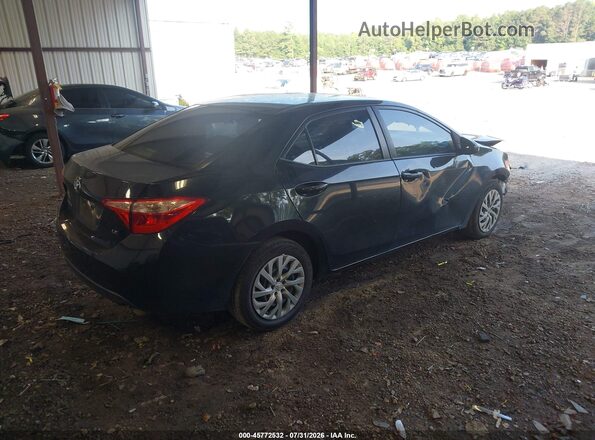 2T1BURHE6JC111063 2018 TOYOTA COROLLA Черный Задняя правая четверть