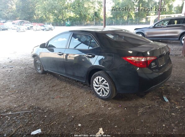 2T1BURHE6JC111063 2018 TOYOTA COROLLA Черный Задняя левая четверть