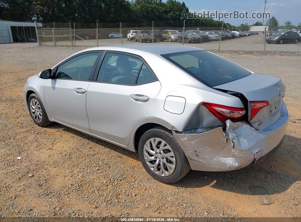 2T1BURHE6JC113363 2018 TOYOTA COROLLA Silver Rear left