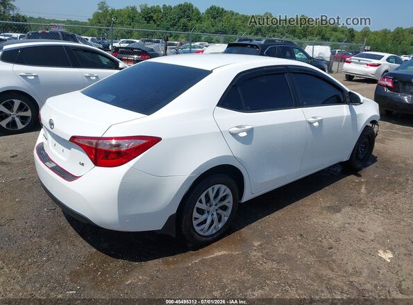 2T1BURHE6JC965289 2018 TOYOTA COROLLA White Задня права чверть