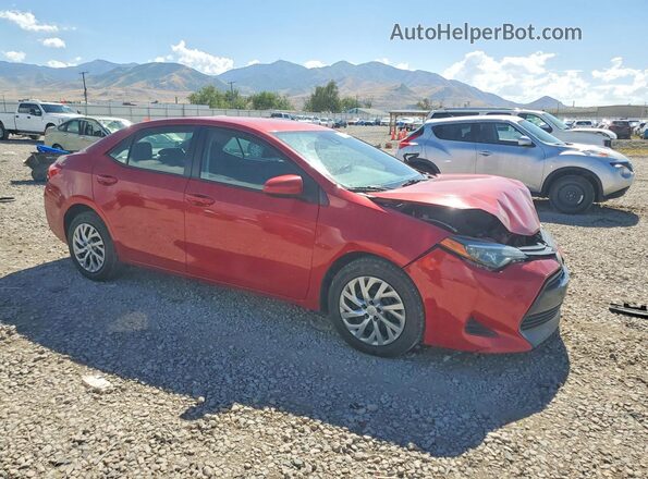 2T1BURHE6KC140855 2019 TOYOTA COROLLA Красный Передняя правая четверть