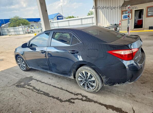 2T1BURHE6KC148793 2019 TOYOTA COROLLA Черный Задняя левая четверть