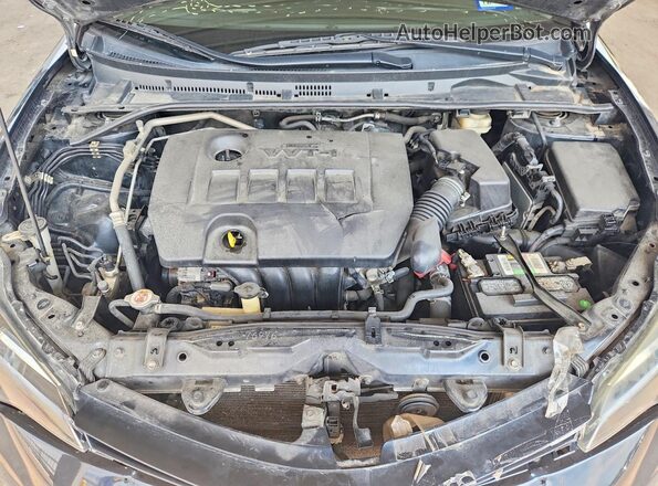 2T1BURHE6KC148793 2019 TOYOTA COROLLA Черный Вид задней части салона