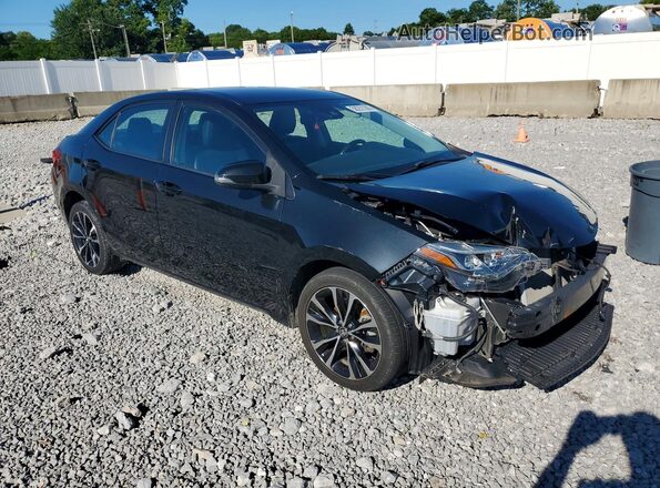 2T1BURHE6KC160166 2019 TOYOTA COROLLA Black Передня права чверть
