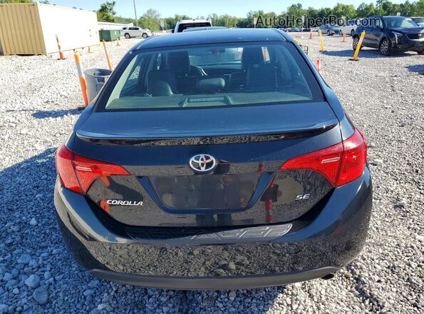 2T1BURHE6KC160166 2019 TOYOTA COROLLA Black Вид ззаду
