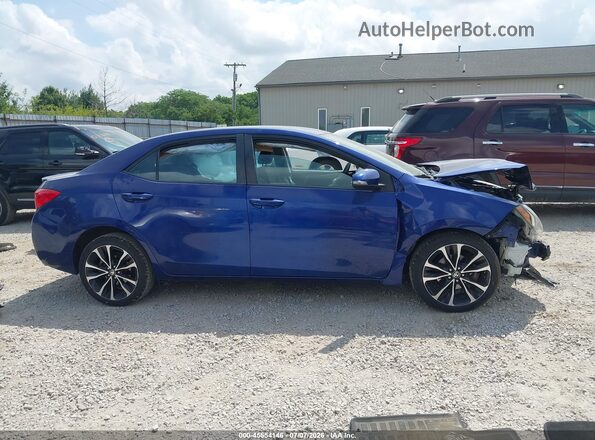 2T1BURHE6KC162998 2019 TOYOTA COROLLA Синий Панорамный вид салона 360°