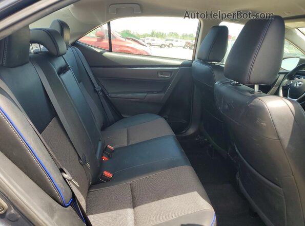 2T1BURHE6KC166744 2019 TOYOTA COROLLA Charcoal Widok tylnych siedzeń