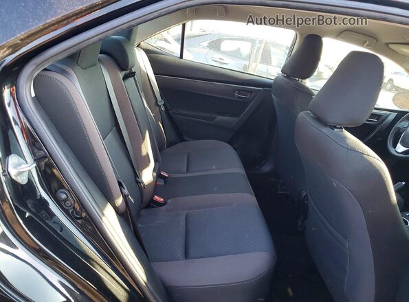 2T1BURHE6KC181454 2019 TOYOTA COROLLA Черный Вид задних сидений