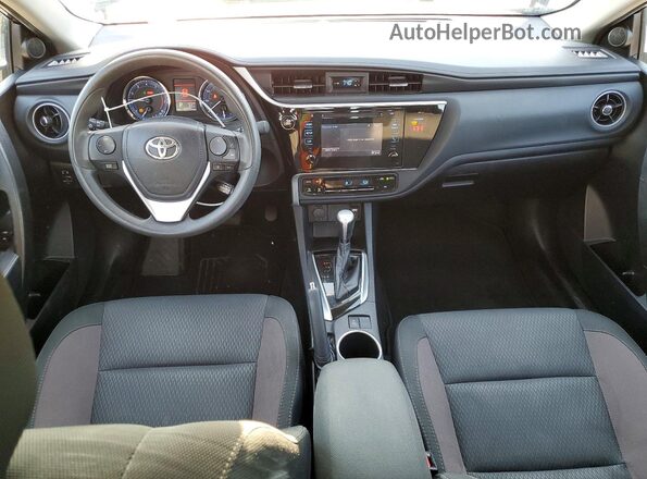 2T1BURHE6KC181454 2019 TOYOTA COROLLA Черный Вид панели приборов