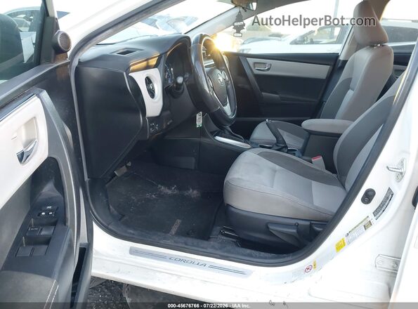 2T1BURHE6KC187450 2019 TOYOTA COROLLA White Widok wnętrza z przodu