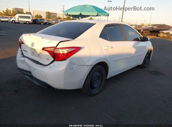 2T1BURHE6KC187450 2019 TOYOTA COROLLA White Tył prawy