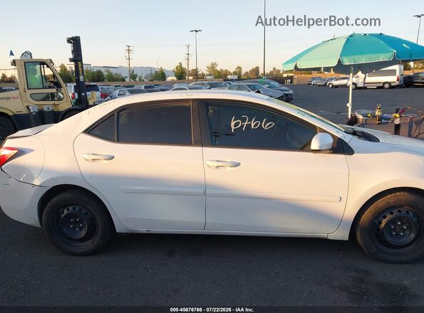 2T1BURHE6KC187450 2019 TOYOTA COROLLA White Widok wnętrza z tyłu