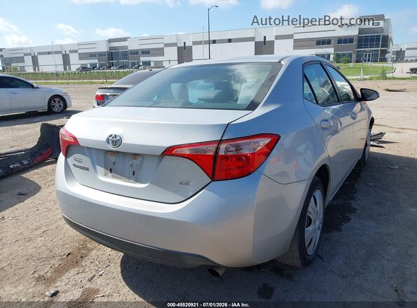2T1BURHE6KC207051 2019 TOYOTA COROLLA Silver Tył prawy