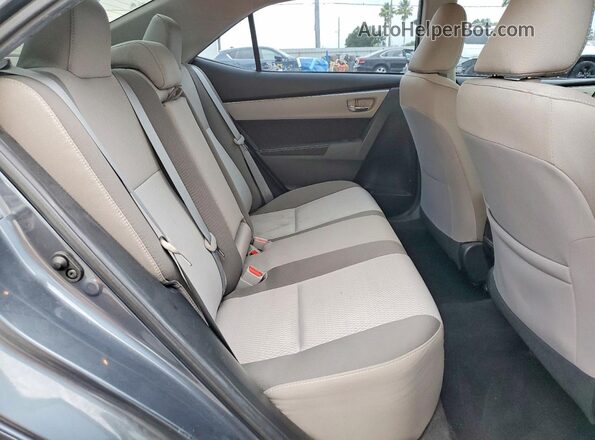 2T1BURHE6KC209222 2019 TOYOTA COROLLA Серый Вид задних сидений