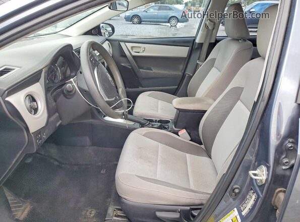 2T1BURHE6KC209222 2019 TOYOTA COROLLA Серый Вид салона спереди