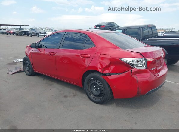 2T1BURHE6KC222469 2019 TOYOTA COROLLA Red უკანა მარცხენა