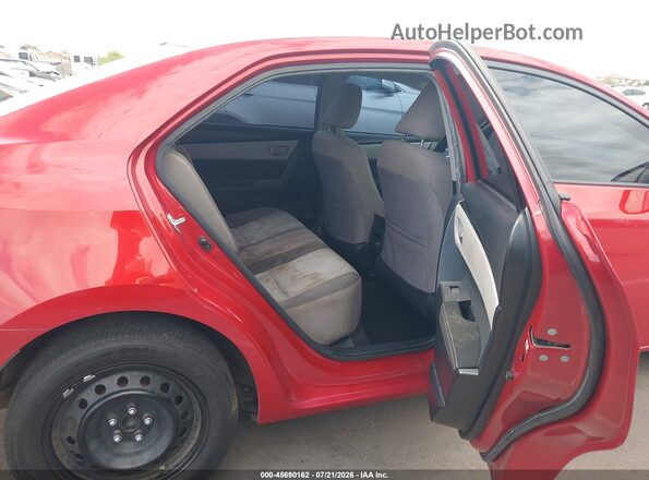 2T1BURHE6KC222469 2019 TOYOTA COROLLA Red VIN კოდის სტიკერის ხედი