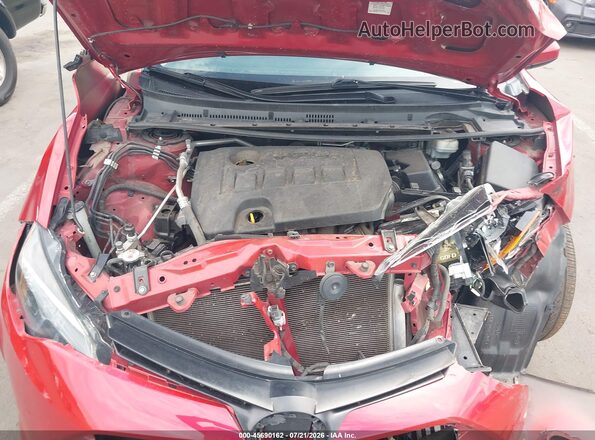 2T1BURHE6KC222469 2019 TOYOTA COROLLA Red უკანა ხედი