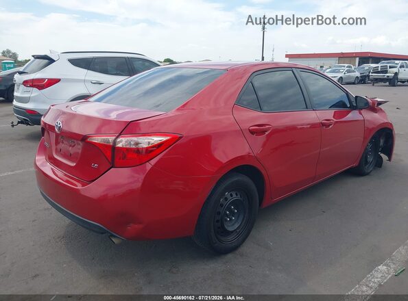 2T1BURHE6KC222469 2019 TOYOTA COROLLA Red უკანა მარჯვენა