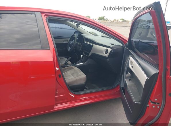 2T1BURHE6KC222469 2019 TOYOTA COROLLA Red წინა სალონის ხედი