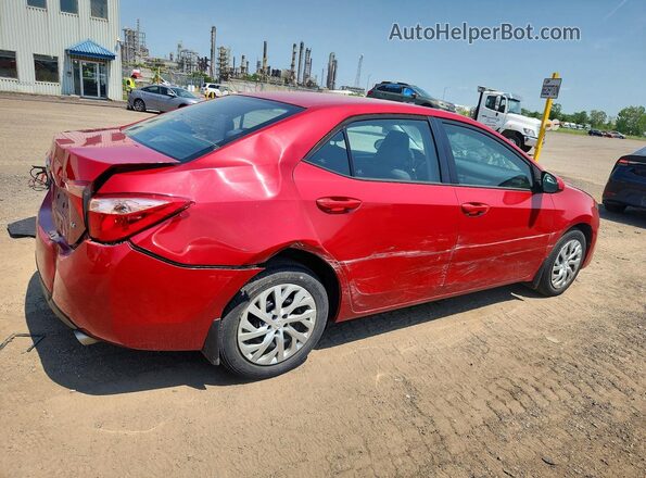 2T1BURHE6KC240082 2019 TOYOTA COROLLA Red Rear right