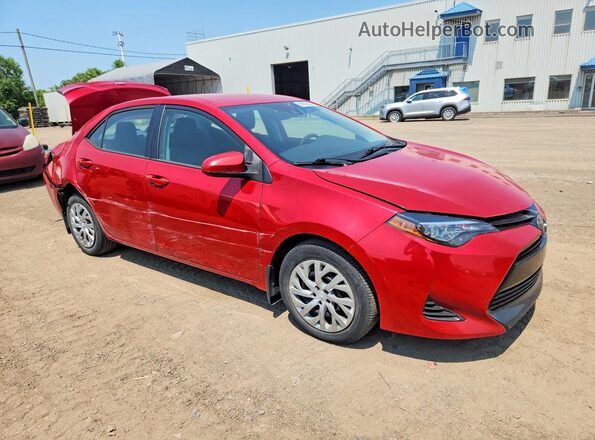 2T1BURHE6KC240082 2019 TOYOTA COROLLA Red Front right
