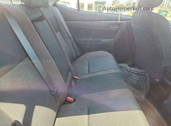 2T1BURHE6KC240082 2019 TOYOTA COROLLA Red Rear seats view