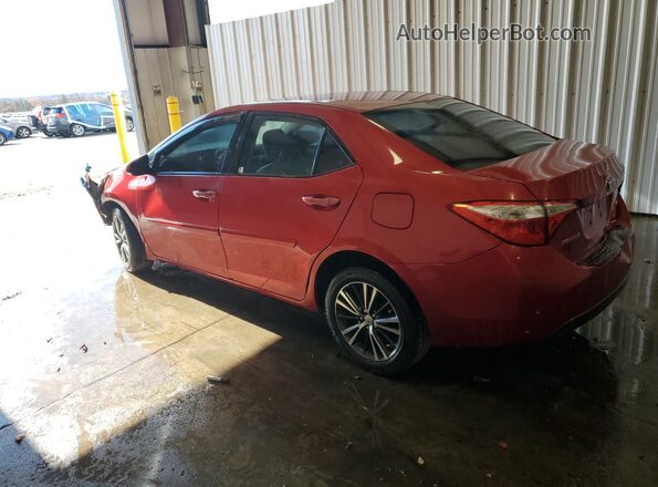 2T1BURHE7GC483245 2016 TOYOTA COROLLA Red Rear left