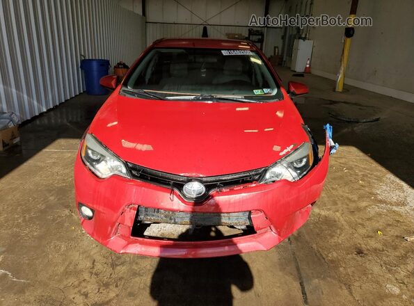 2T1BURHE7GC483245 2016 TOYOTA COROLLA Red 