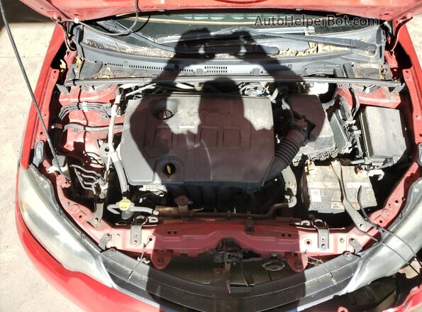 2T1BURHE7GC483245 2016 TOYOTA COROLLA Red Rear interior view