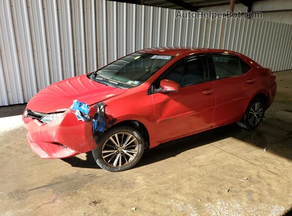 2T1BURHE7GC483245 2016 TOYOTA COROLLA Red 